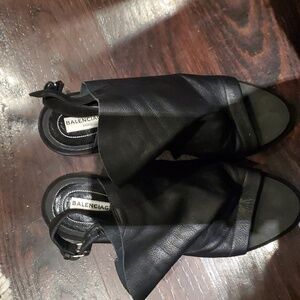 Balenciaga boot heels